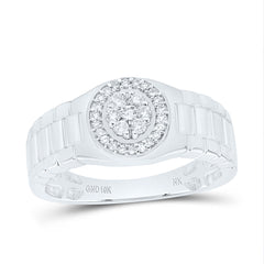 10k Gold 1/4 CTW-Natural Diamond Mens Ring