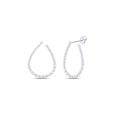 14k Gold 1 1/3 CTW-Natural Diamond Fashion Earring