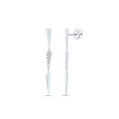 14k Gold 1/6 CTW-Natural Diamond Fashion Dangling Earring