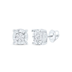 14k Gold 1/10 CTW-Natural Diamond Fashion Earring