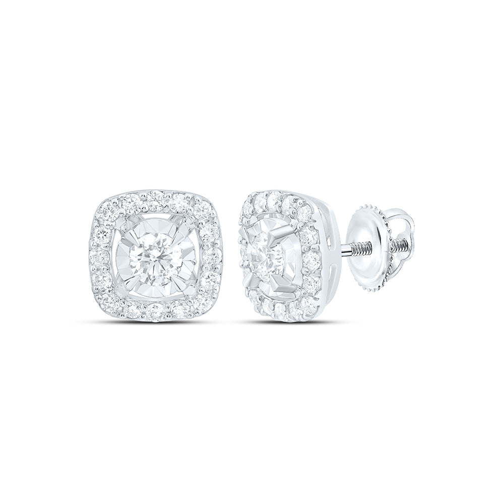 14k Gold 3/8 CTW-Natural Diamond Fashion Earring
