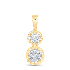 14k Gold 1/4 CTW-Natural Diamond Fashion Pendant