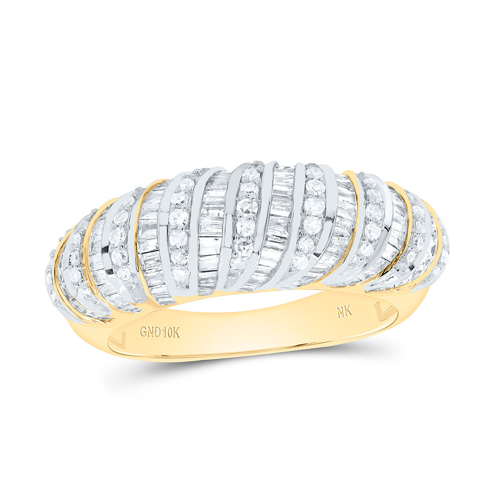 10k Gold 1 CTW-Natural Diamond Fashion Ring