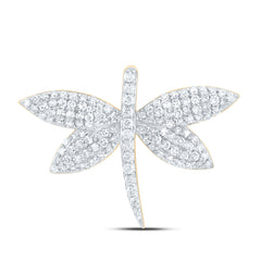 10k Gold 1/2 CTW-Natural Diamond Fashion Pendant