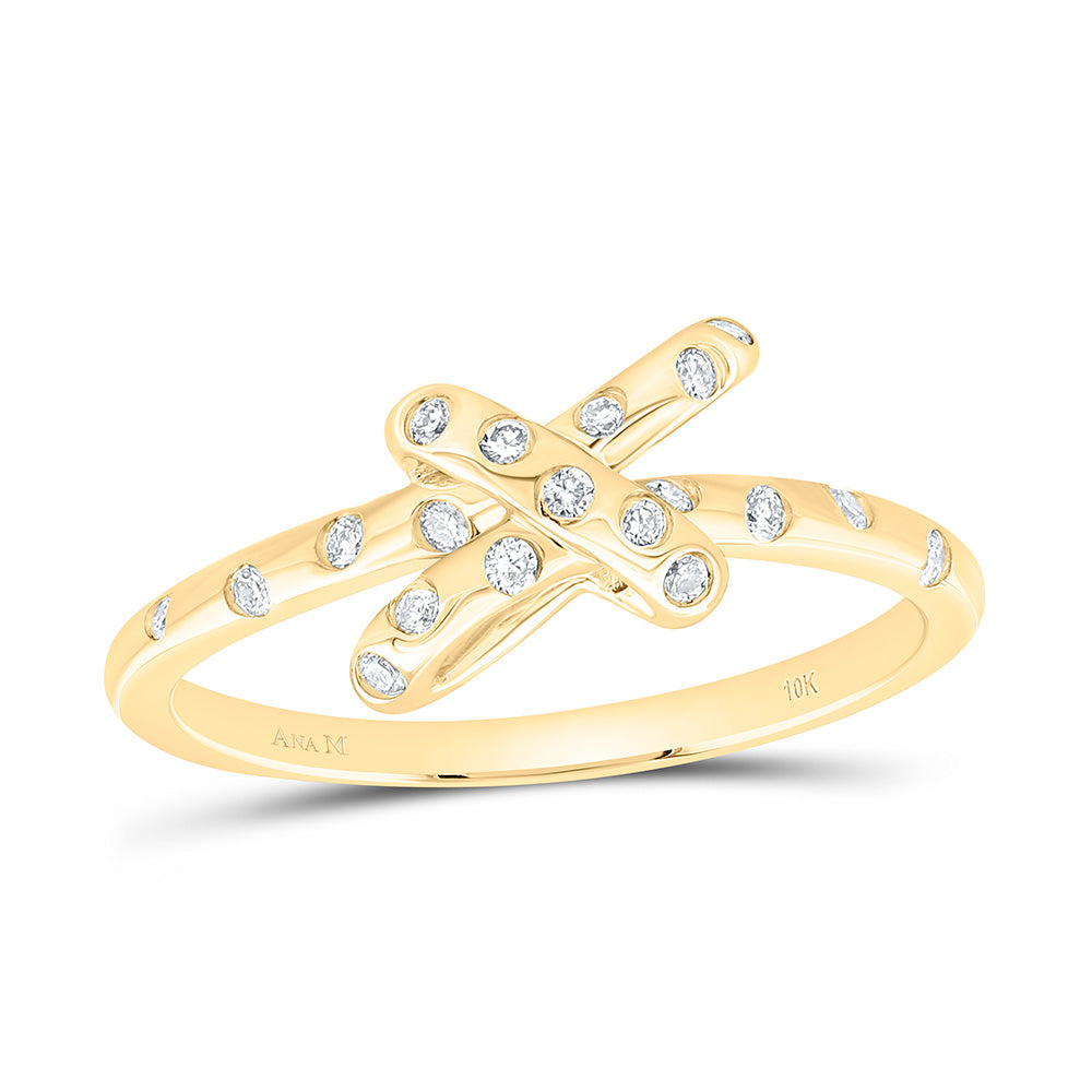 10k Gold 1/8 CTW-Natural Diamond Fashion Ring