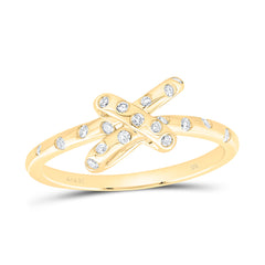 10k Gold 1/8 CTW-Natural Diamond Fashion Ring