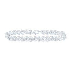 14k Gold 7/8 CTW-Natural Diamond Fashion Bracelet (7 Inch )