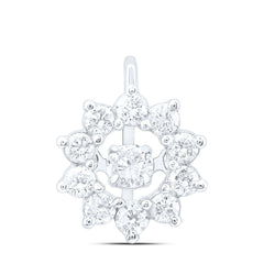14k Gold 1/4 CTW-Natural Diamond Twile Fashion Pendant