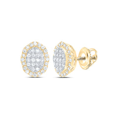 10k Gold 1/3 CTW-Natural Diamond Fashion Earring