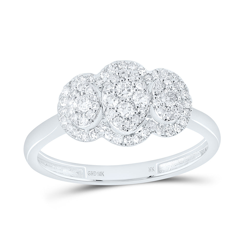 10k Gold 3/8 CTW-Natural Diamond Fashion Ring