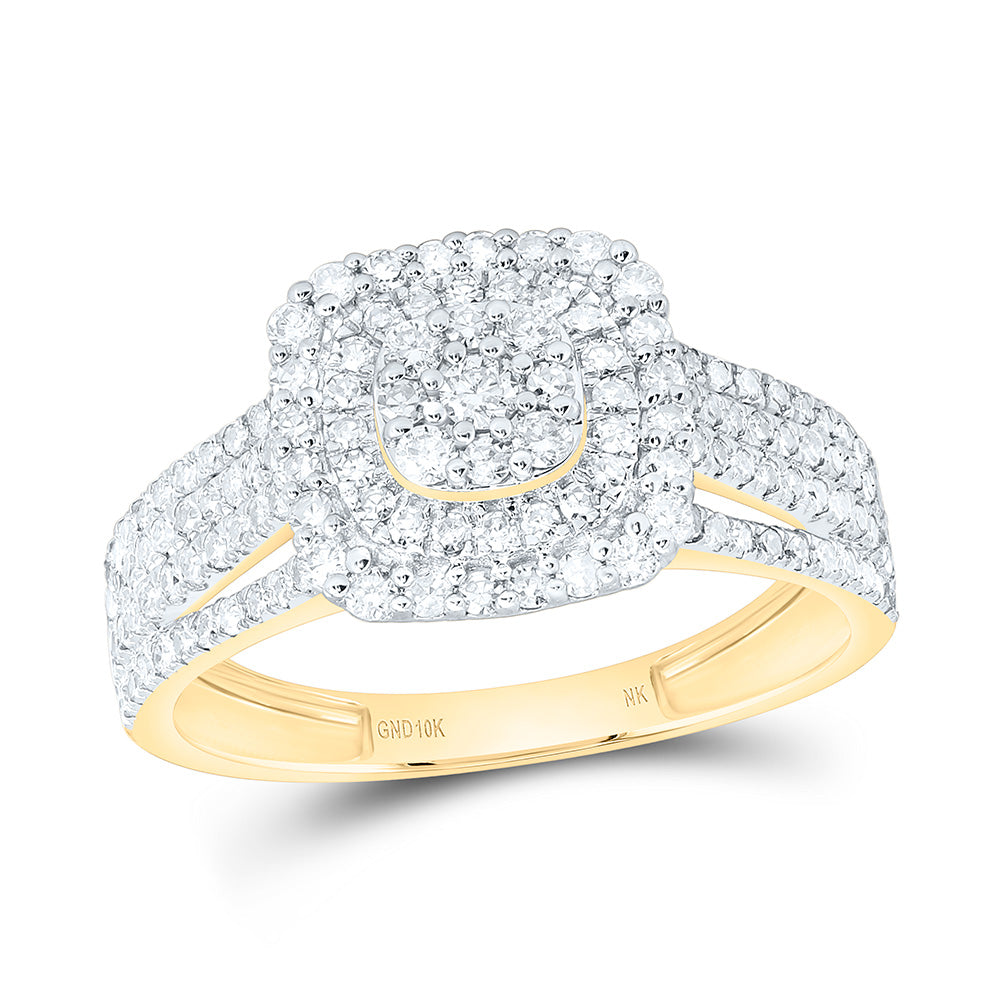 10k Gold 3/4 CTW-Natural Diamond Fashion Ring