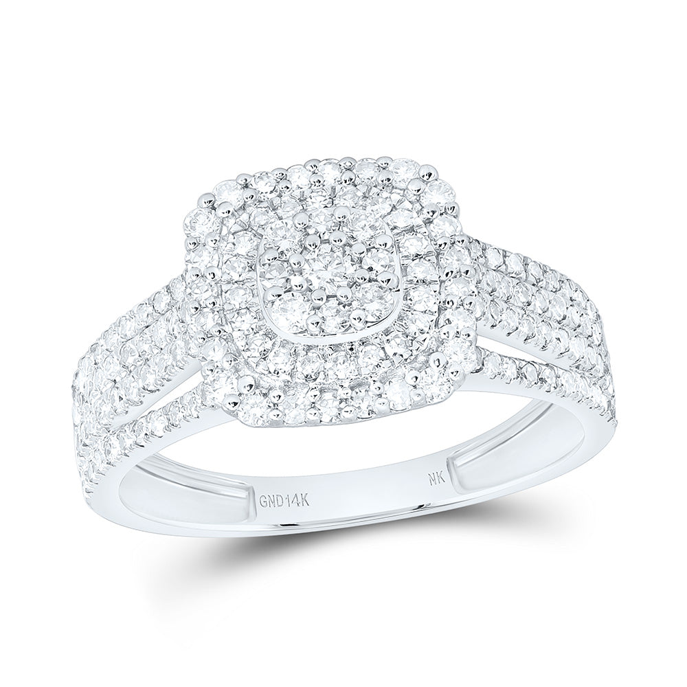 14k Gold 3/4 CTW-Natural Diamond Fashion Ring