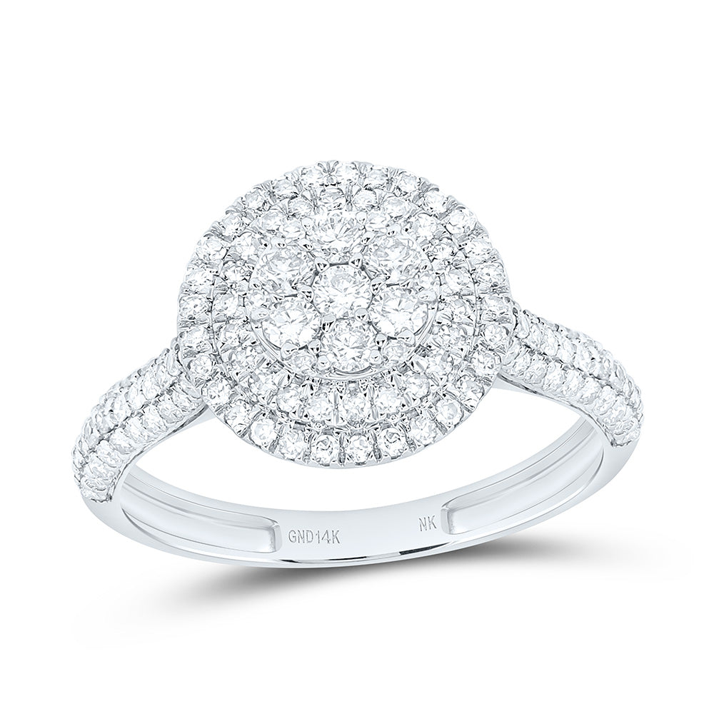 14k Gold 5/8 CTW-Natural Diamond Fashion Round Ring