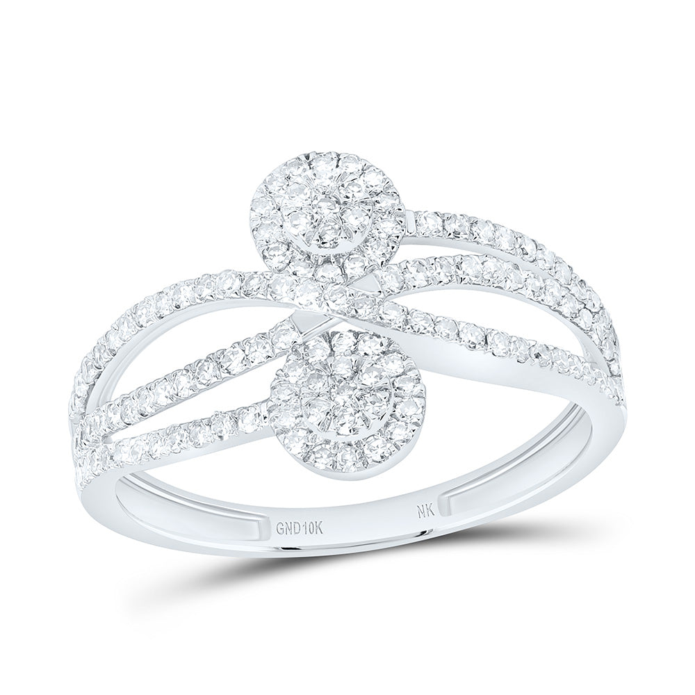 10k Gold 1/2 CTW-Natural Diamond Fashion Ring