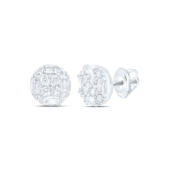14k Gold 1/4 CTW-Natural Diamond Fashion Round Earring