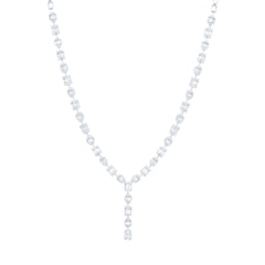 14k Gold 2 3/4 CTW-Natural Diamond Fashion Diana Necklace (17 Inch )