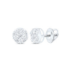 10k Gold 1/3 CTW-Natural Diamond Fashion Round Earring