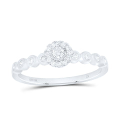10k Gold 1/4 CTW-Natural Diamond Fashion Round Promise Ring