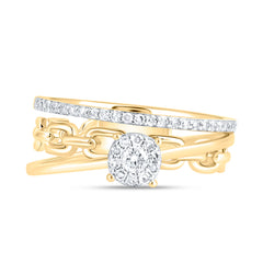10k Gold 1/4 CTW-Natural Diamond Fashion Ring