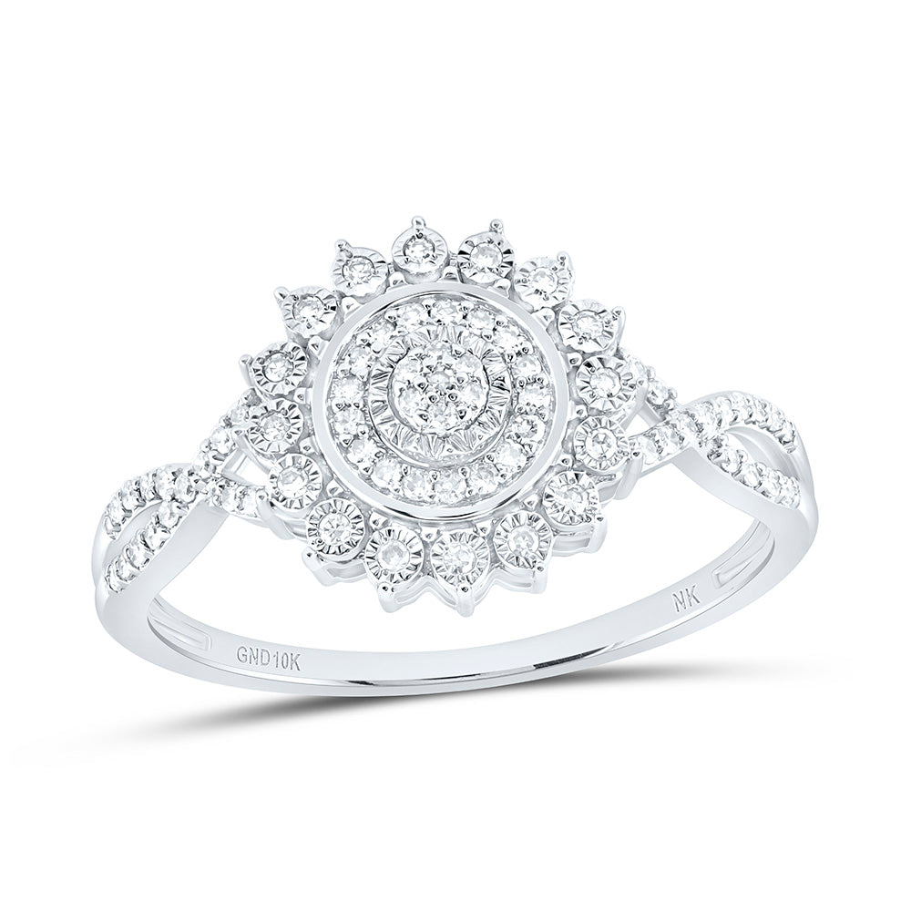 10k Gold 1/5 CTW-Natural Diamond Fashion Ring
