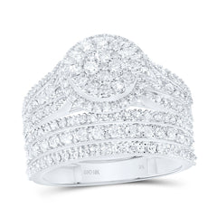 10k Gold 1 7/8 CTW-Natural Diamond Fashion Round Trio Set