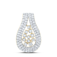 10k Gold 1/4 CTW-Natural Diamond Fashion Pendant