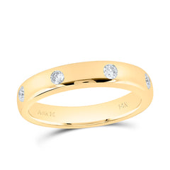 14k Gold 1/4 CTW-Natural Diamond Fashion Band