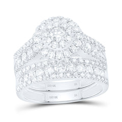 10k Gold 2 1/4 CTW-Natural Diamond Round Trio Set