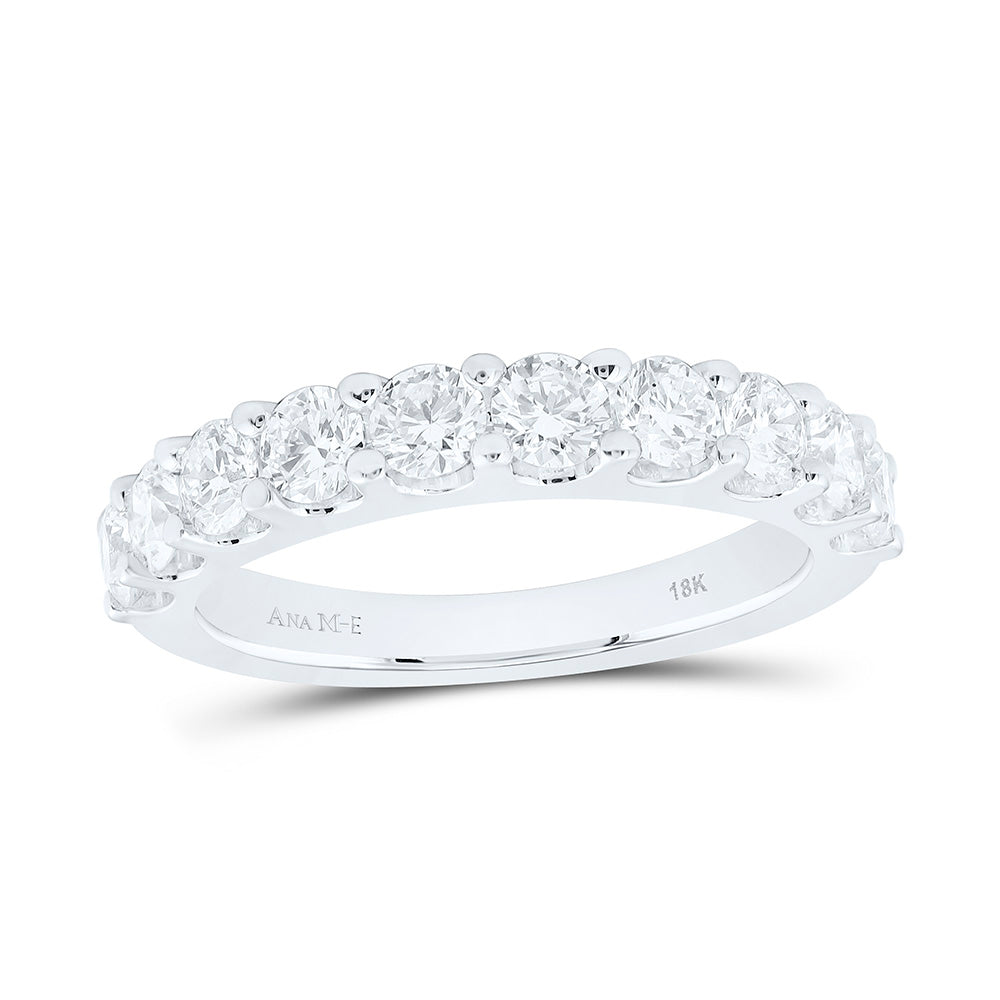 18k Gold 1 1/2 CTW-Natural Diamond Elite Fashion Ladies Band