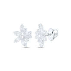 14k Gold 7/8 CTW-Natural Diamond Fashion Earring