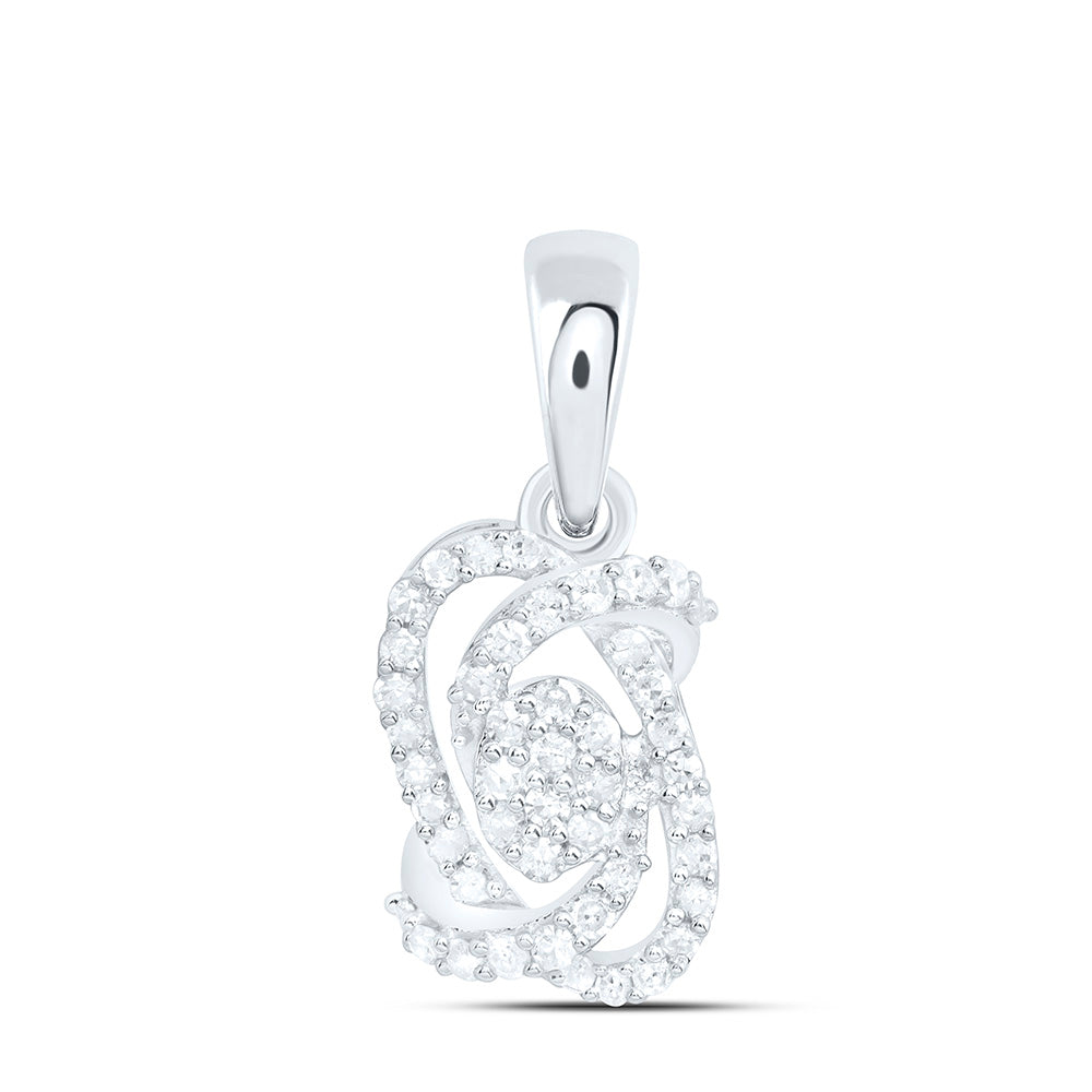 Sterling Silver 1/6 CTW-Natural Diamond Gift Pendant