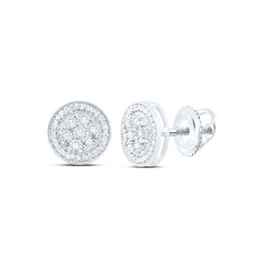 10k Gold 1/6 CTW-Natural Diamond Gift Fanuk Round Earring