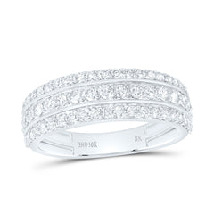 10k Gold 1 1/4 CTW-Natural Diamond Mens Band