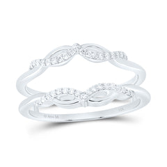14k Gold 1/8 CTW-Natural Diamond Fashion Enhancer Ring