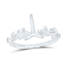 14k Gold 1/10 CTW-Natural Diamond Ame 3 Ct-Cps Semi Pear Ring