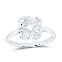 10k Gold 1/10 CTW-Natural Diamond Fashion Ring