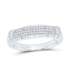 Sterling Silver 3/4 CTW-Natural Diamond Gift Cushion Trio Set