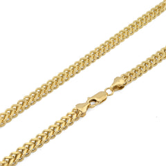 10k Yellow Gold Hollow Franco Chain 4gms to 47gms Necklace 1.9MM to 5.5MM 14" to 30"