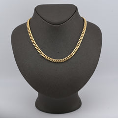 6MM 10k Yellow Gold 18.6 grams Miami Cuban Chain Mens Womens Necklace 20 Inches