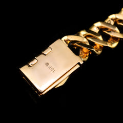 10k Yellow Gold Men 5.12CTW Natural Diamond Cuban Bracelet 38.1g 8 Inch Armlet