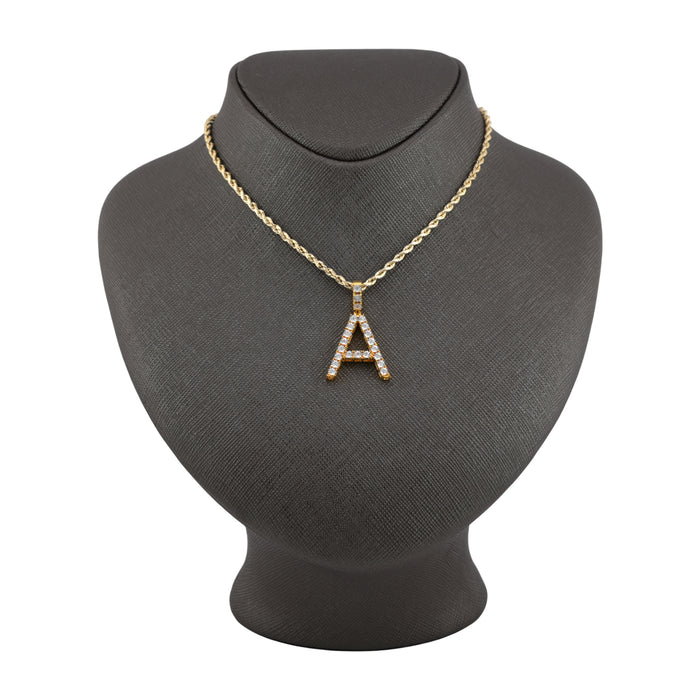 925 Silver Real Natural Diamonds 2 Grams All Initial Alphabets Pendant Letter Charm