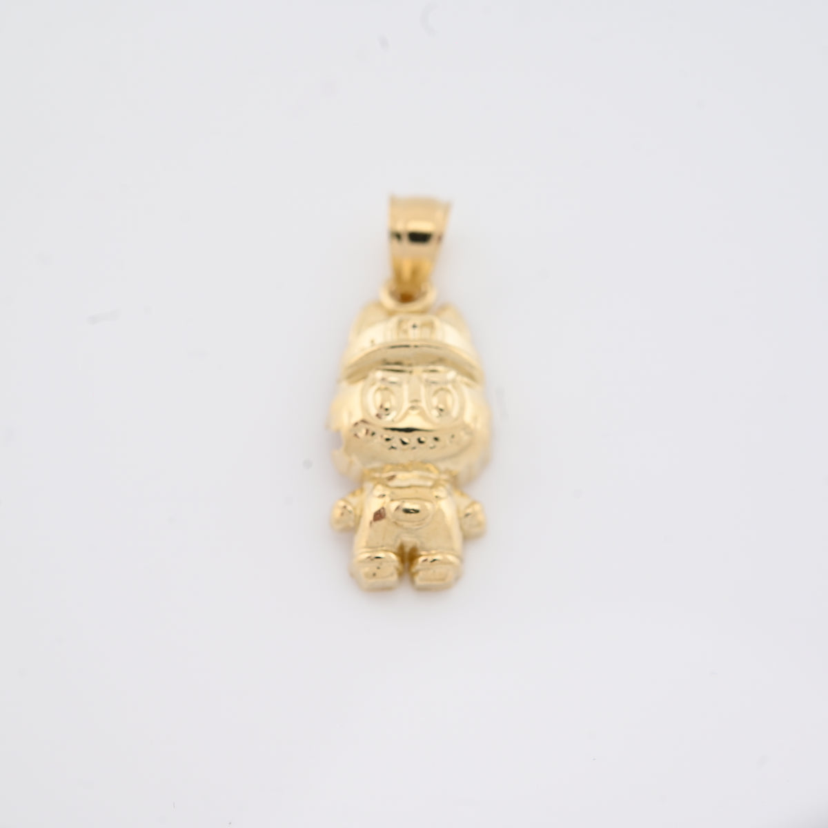 10k Real Yellow Gold LABUBU Pendant 1.5 grams Cartoon Charm For Unisex Adults