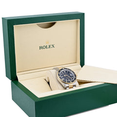 Original Mens Rolex Submariner 40MM Two Tone SS/18k Gold Black Dial Oyster Watch