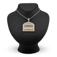 10k Yellow Gold 1.4CTW Natural Diamond Last Supper Religious Pendant 19.9g Charm