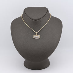 10k Yellow Gold 0.34CTW Natural Diamond Last Supper Apostles Pendant 4.2g Charm