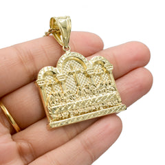 Mens 10k Yellow Gold Apostles Last Supper Pendant 5.7g Religious Charm For Chain