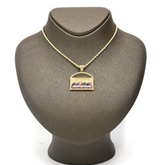 10k Yellow Gold Last Supper with Cubic Zirconia Religious Pendant 3.8g Charm