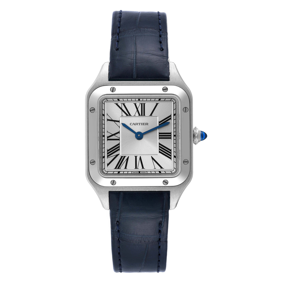 Cartier Santos Dumont Small Steel Ladies Watch WSSA0023