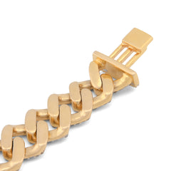 10MM 10k Yellow Gold 4.29CTW Natural Diamond Cuban Link Mens Bracelet 8" 33.7gm