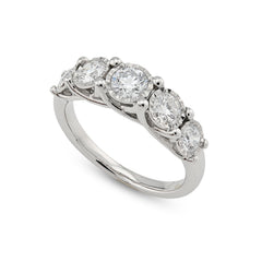 925 Silver 1CTW Lab Diamond Women Engagement Ring 3.5gm